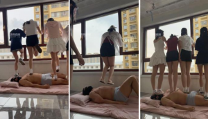 【深情】超多素人学生主暴力踢踹踩踏-97LZTD-146192